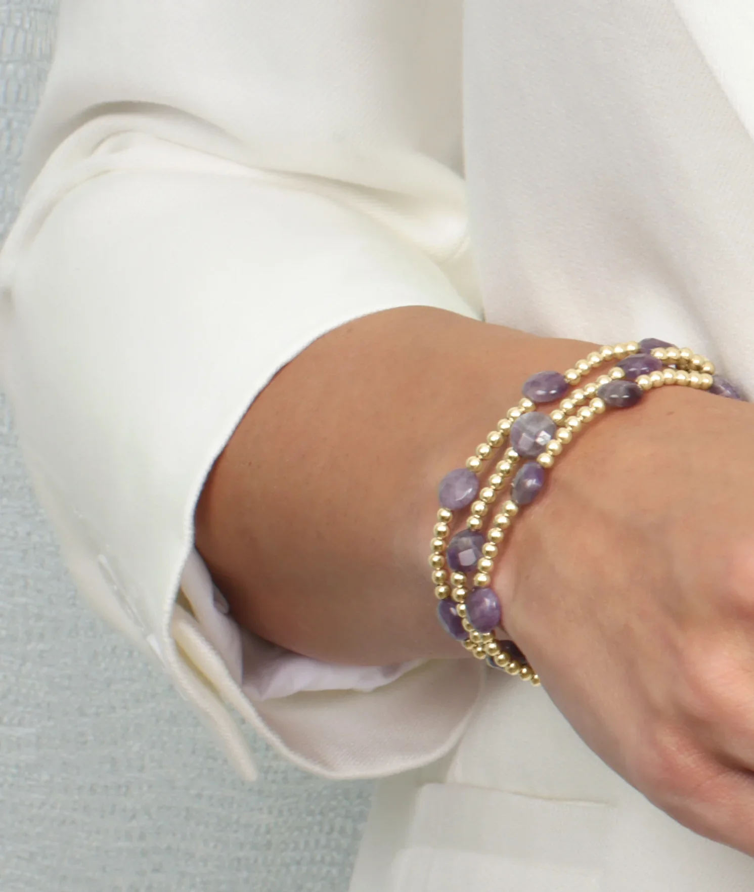 Admire Gold Gemstone Bracelet - Image 2