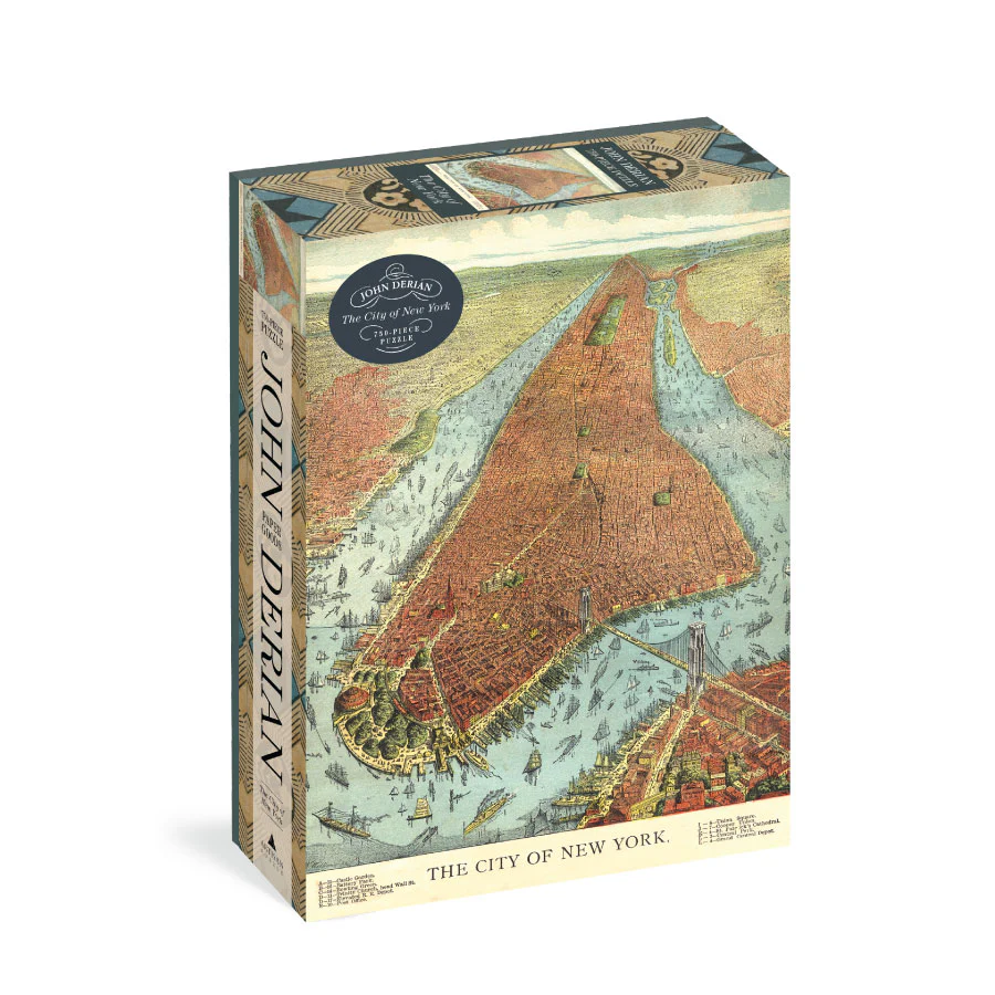 Bird's Eye View of Manhattan Puzzle