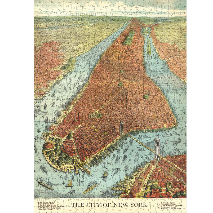 Bird's Eye View of Manhattan Puzzle - Image 2