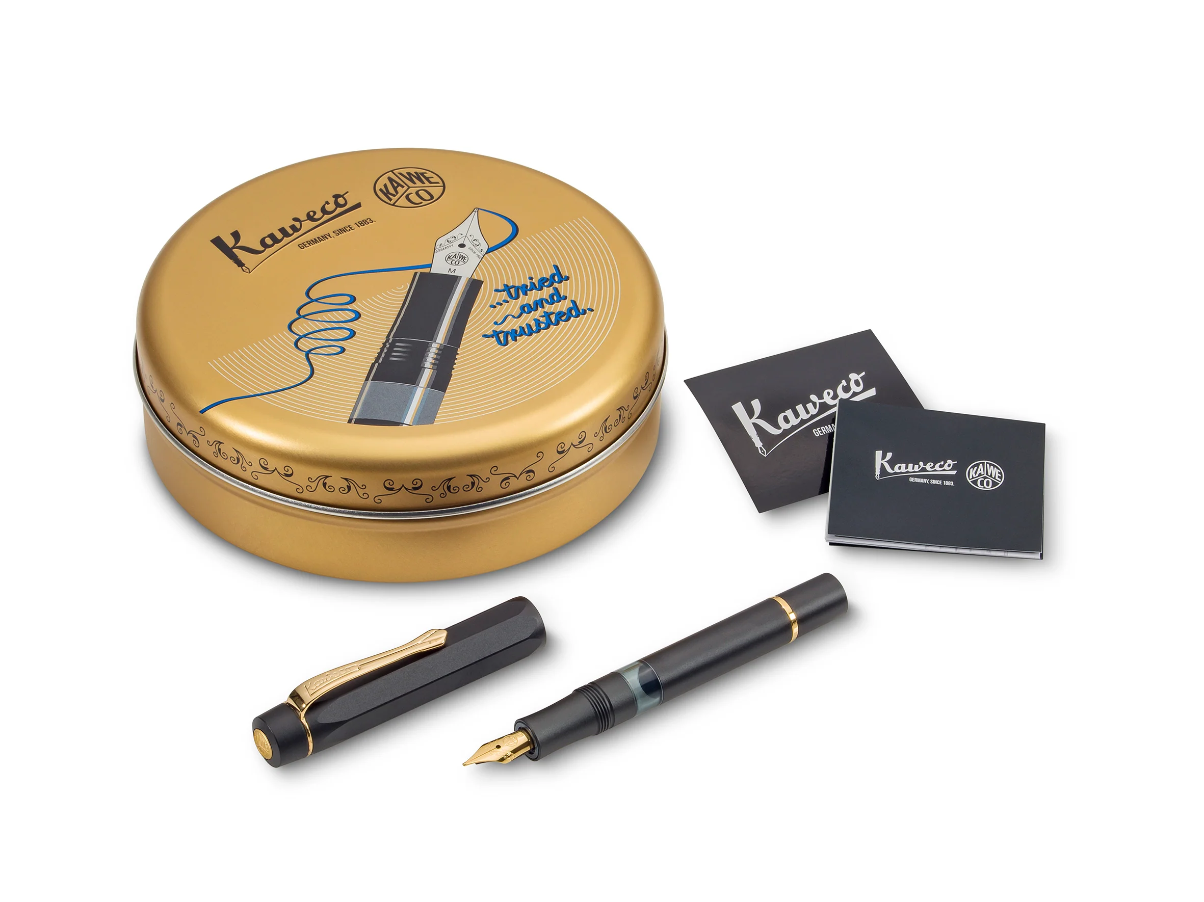 Black Kaweco Piston Sport Fountain Pen - Image 7