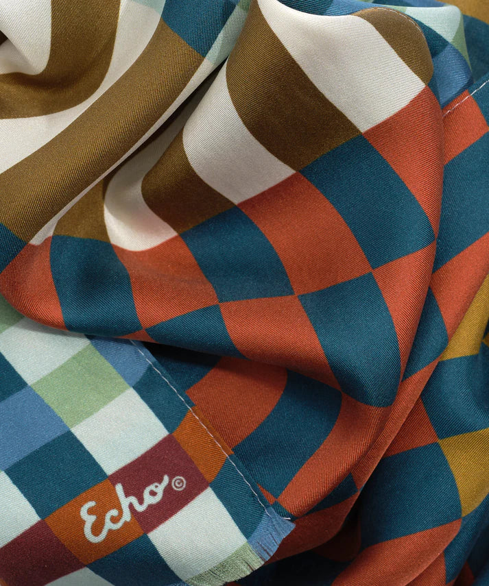 Checks Checks Silk Oblong Scarf - Image 4