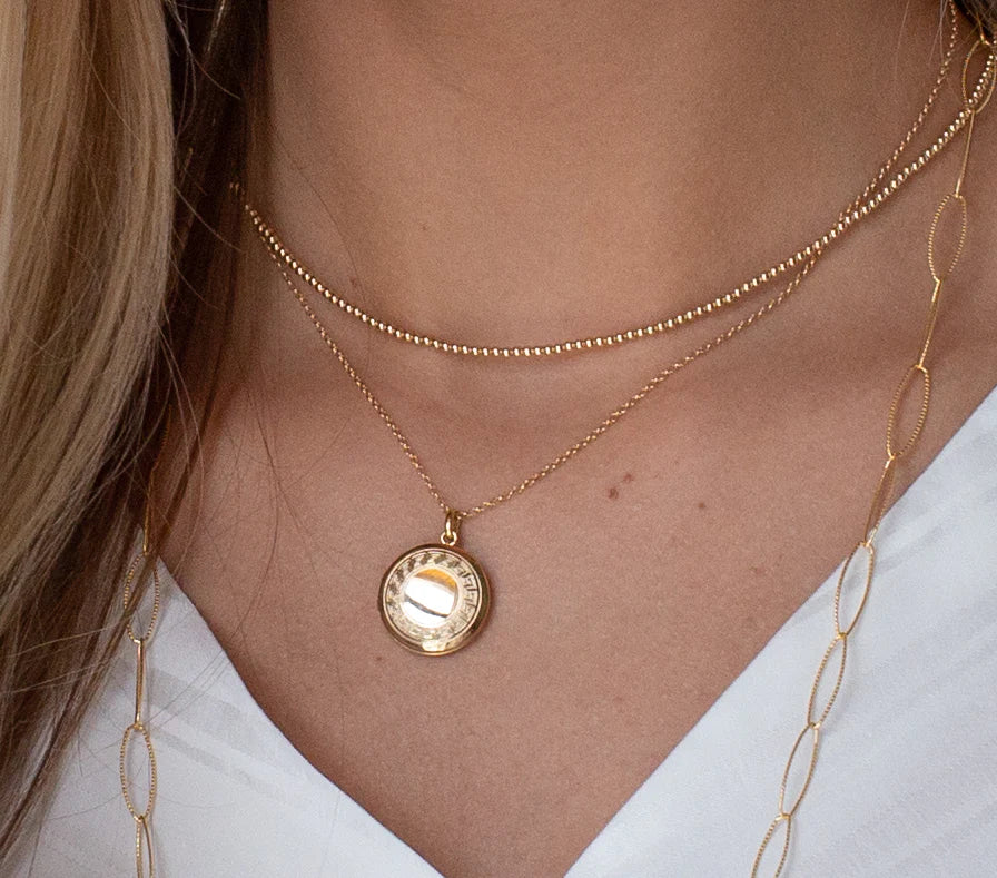 Cherish Small Gold Locket - Image 2