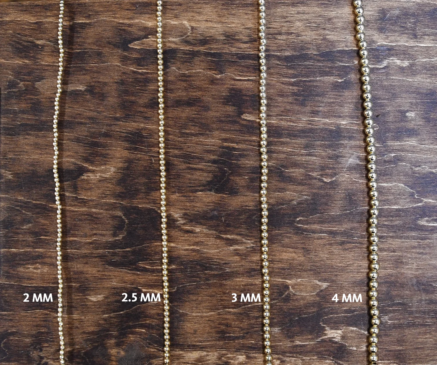 Classic Gold Bead Choker - Image 7