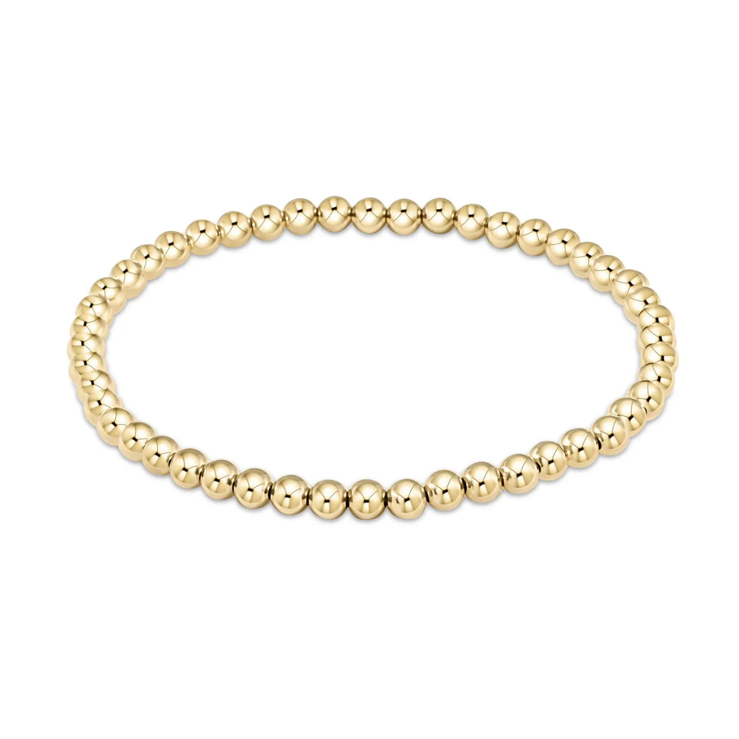 Classic Gold Bead Stackable Bracelet - Image 5