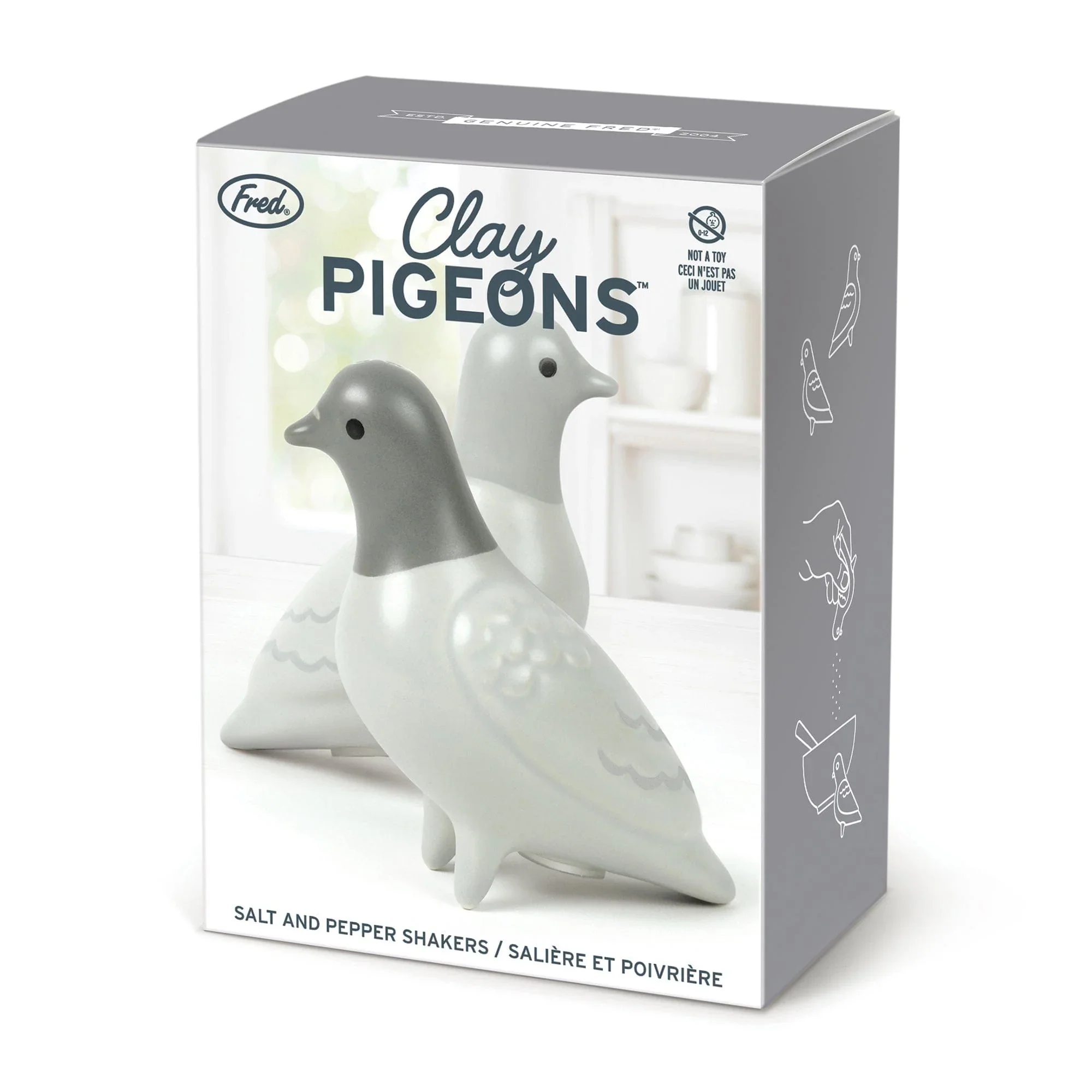 Pigeon Salt & Pepper Shakers - Image 4