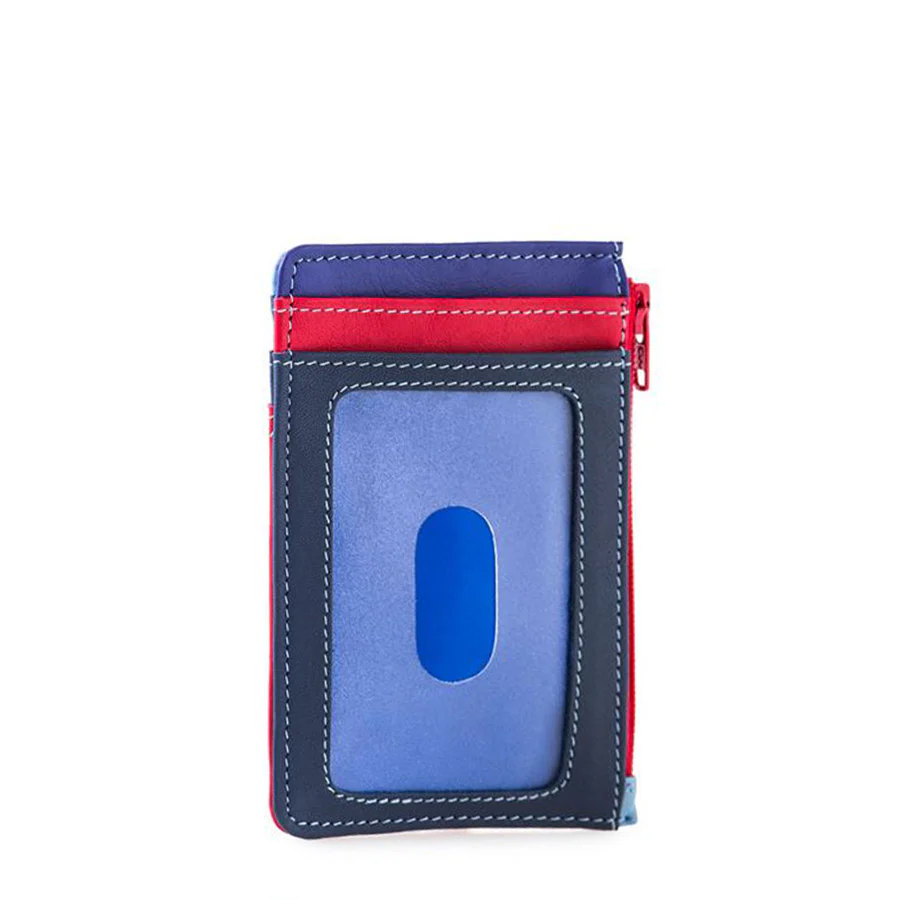 Credit Card Holder with Zipper: Royal - Image 2