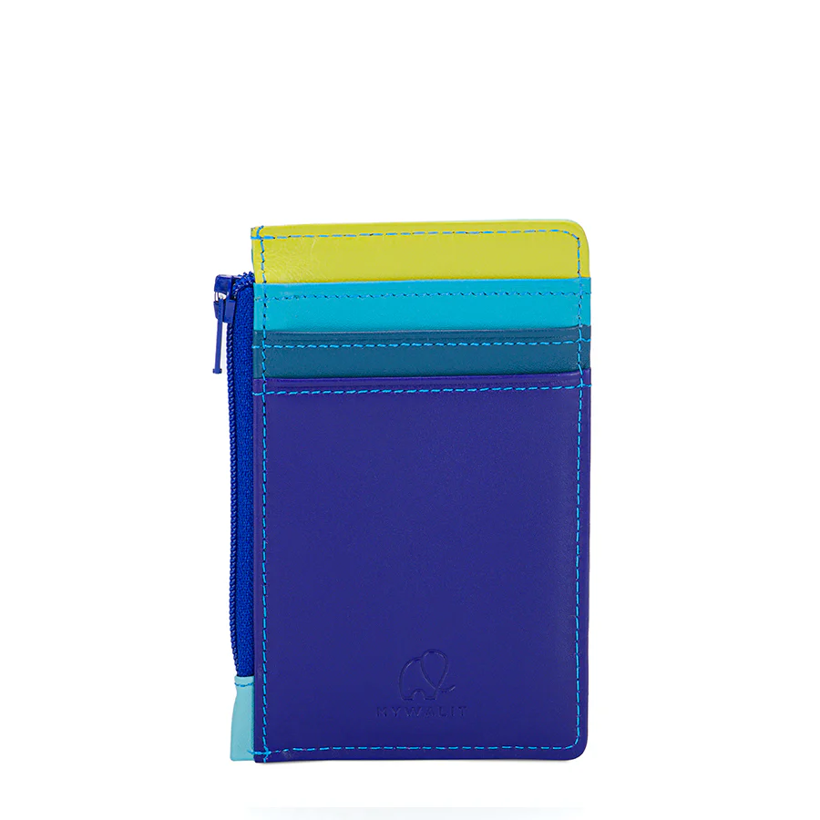 Credit Card Holder with Zipper: Seascape