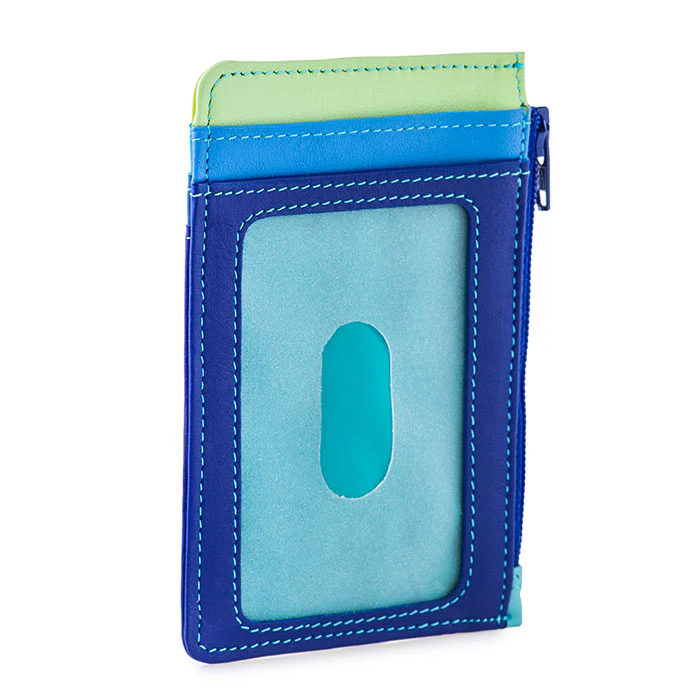 Credit Card Holder with Zipper: Seascape - Image 2