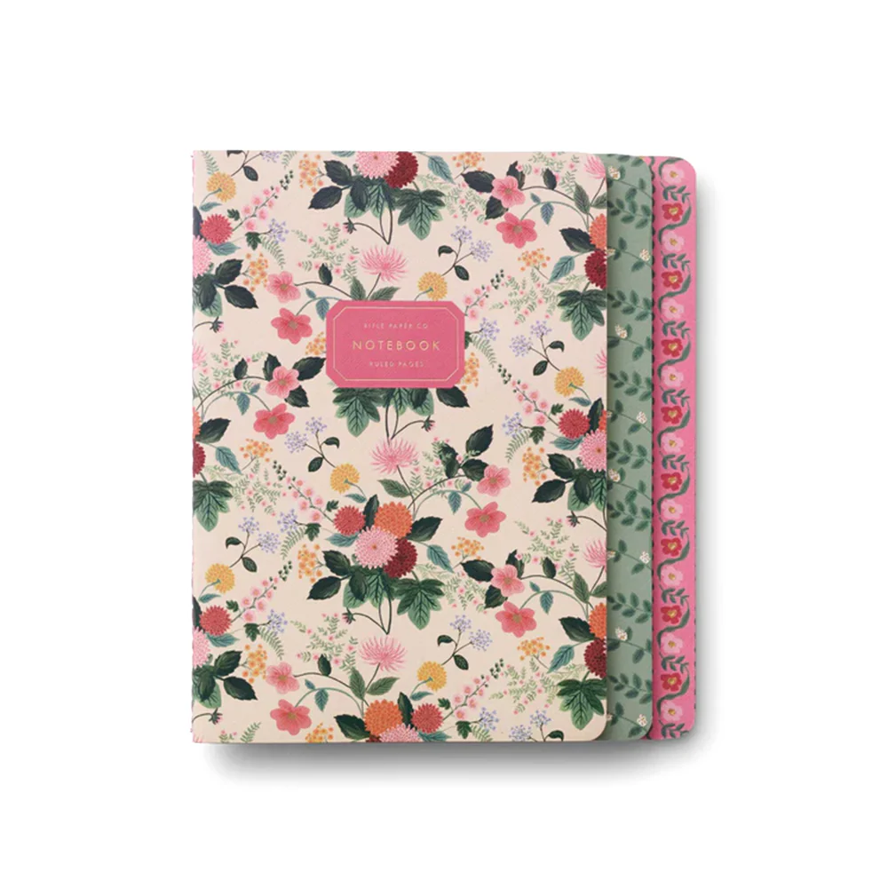 Dahlia Stitched Notebook Set