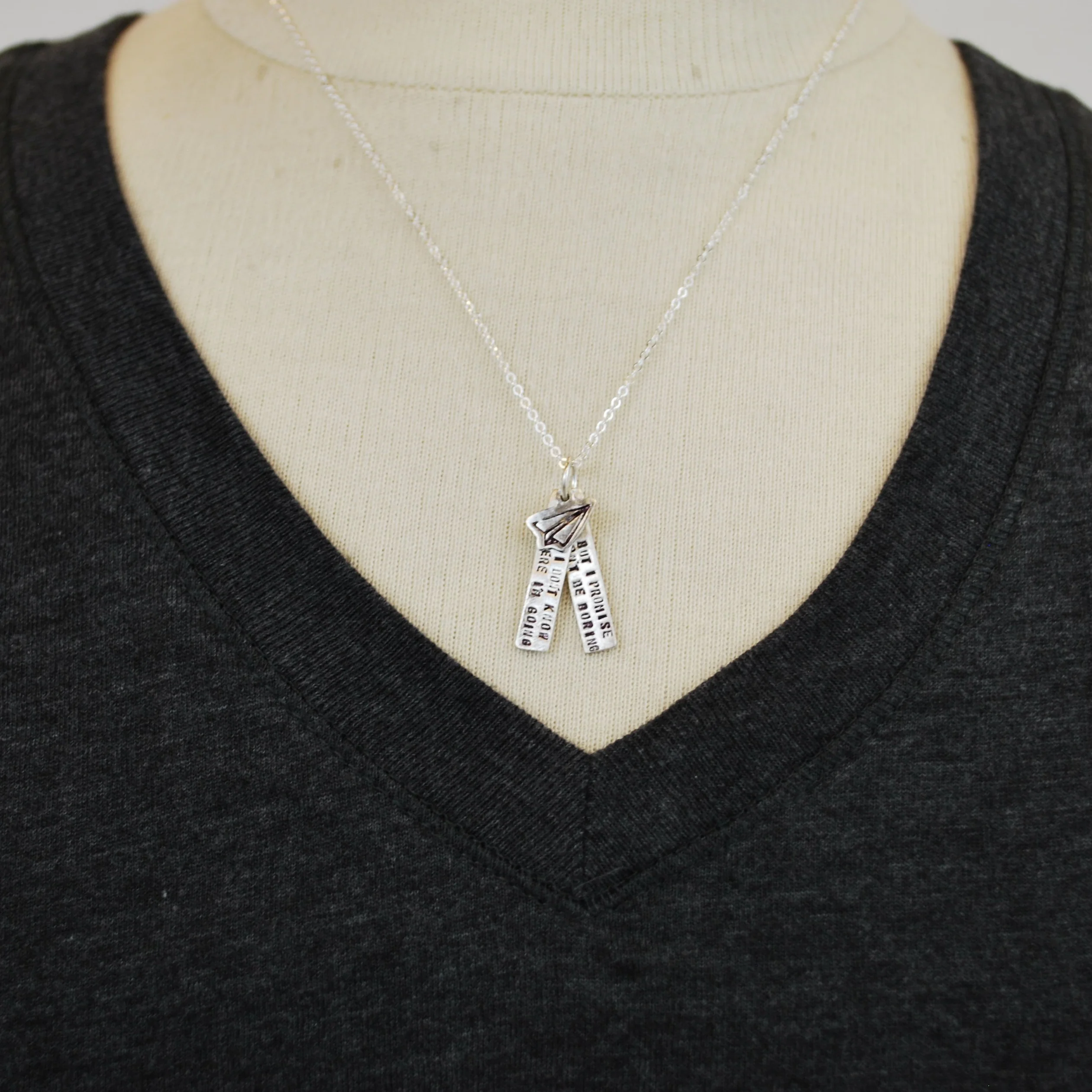 David Bowie Quote Necklace - Image 3