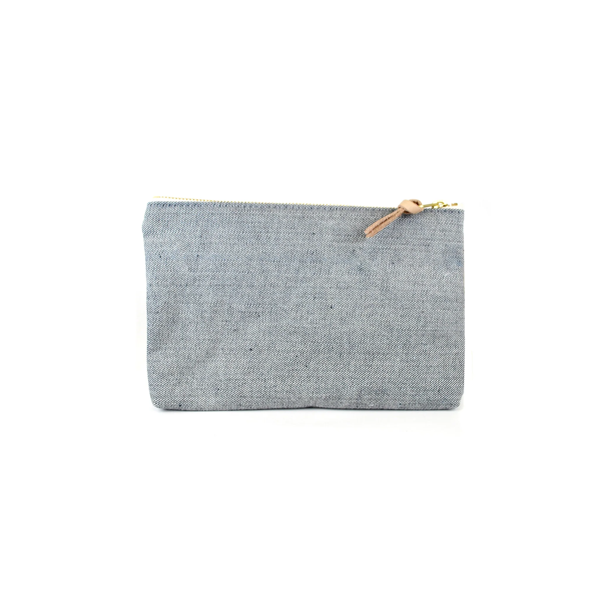 Light Denim Vintage NYPL Stamp Pouch - Image 3