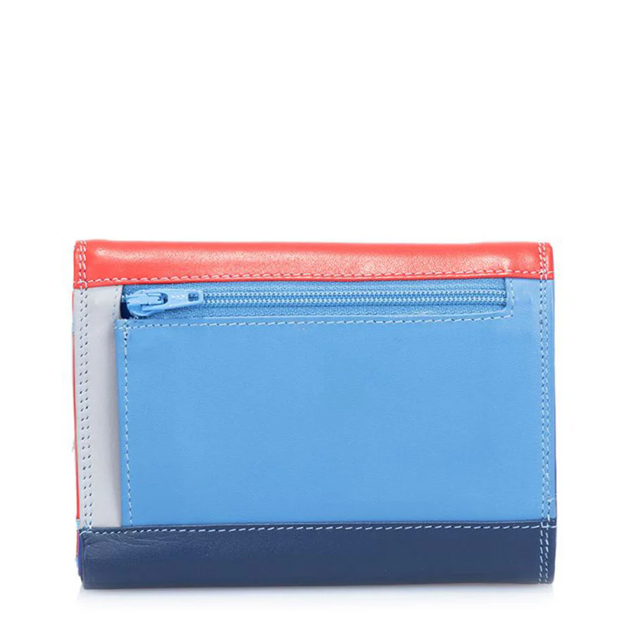 Double Flap Purse / Wallet: Royal - Image 4