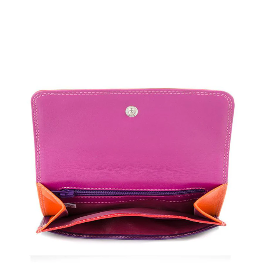 Double Flap Purse / Wallet: Sangria - Image 4