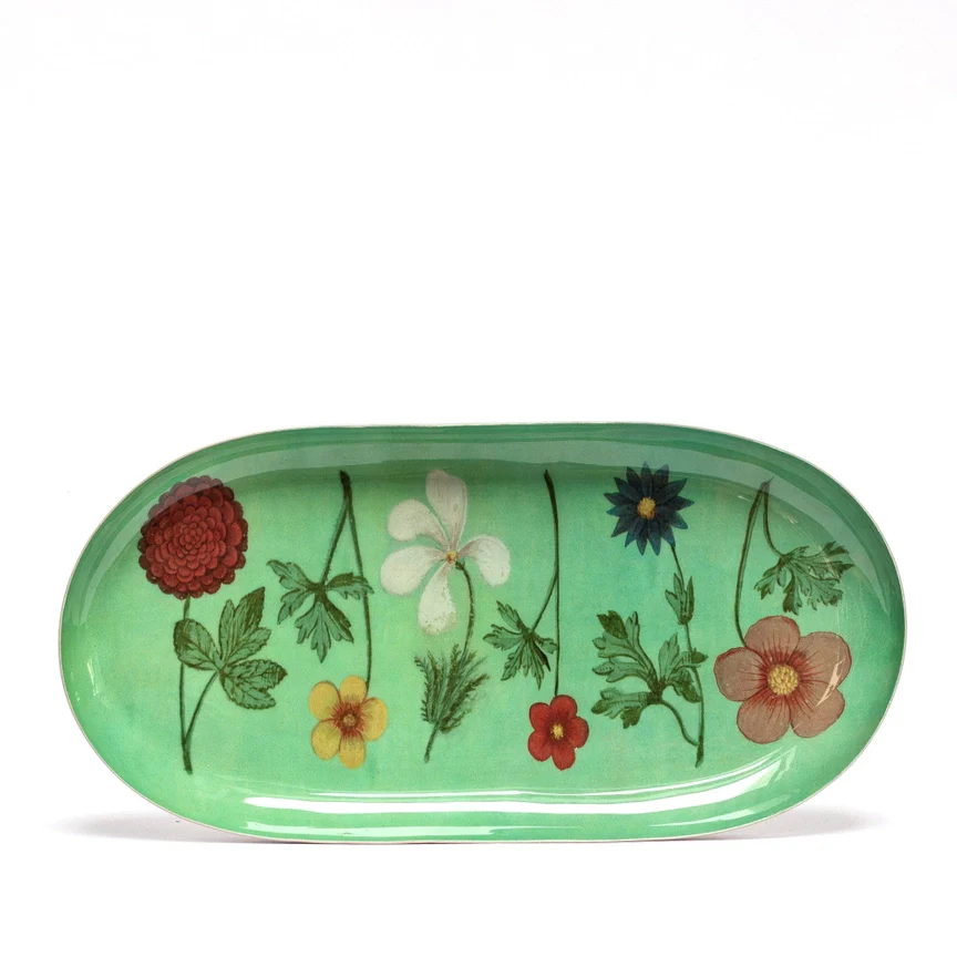 Festival of Flowers Enamel Tray - Image 2