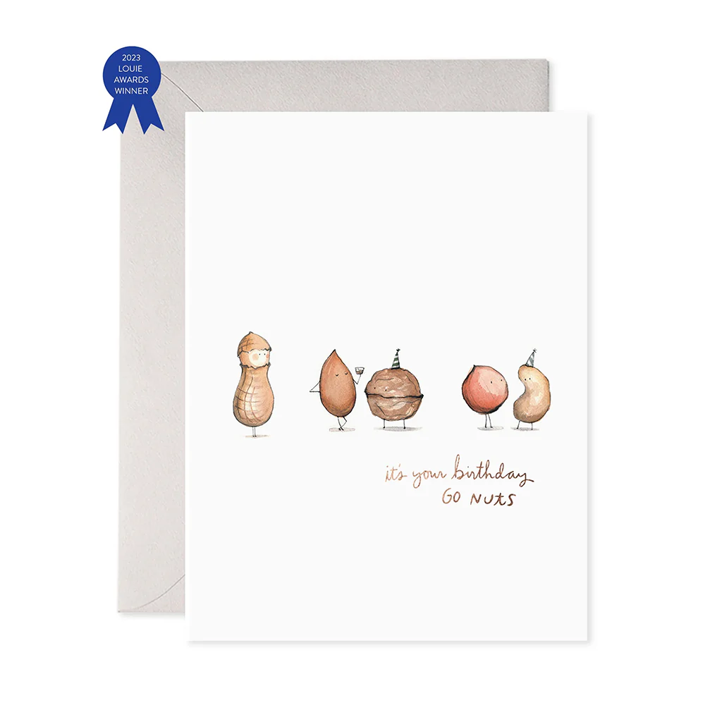 Go Nuts Birthday Notecard