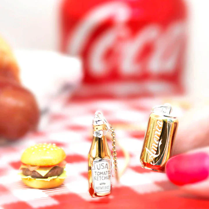 Gold USA Ketchup Charm - Image 3