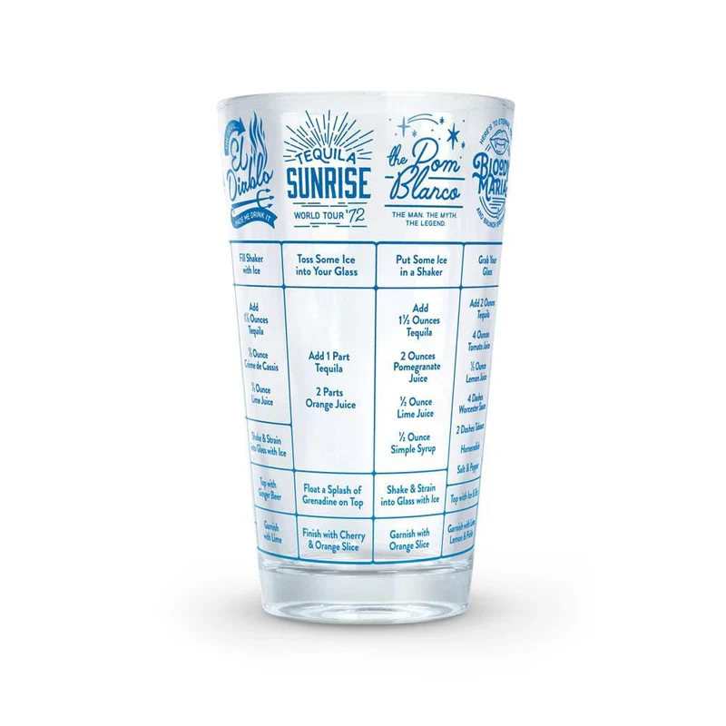Good Measure Tequila Cocktail Recipe Glass - Image 2