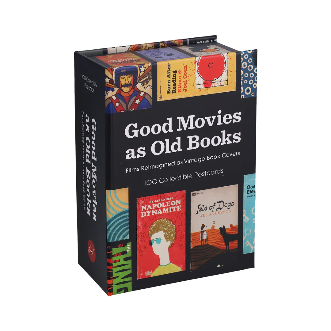 Good Movies as Old Books Postcards