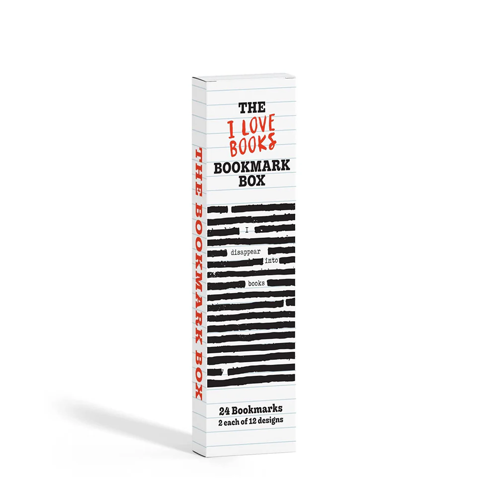 I Love Books Bookmark Set