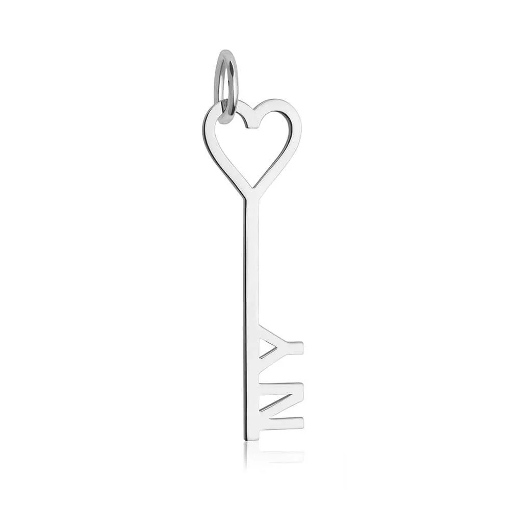 I Love New York Key & Heart Charm