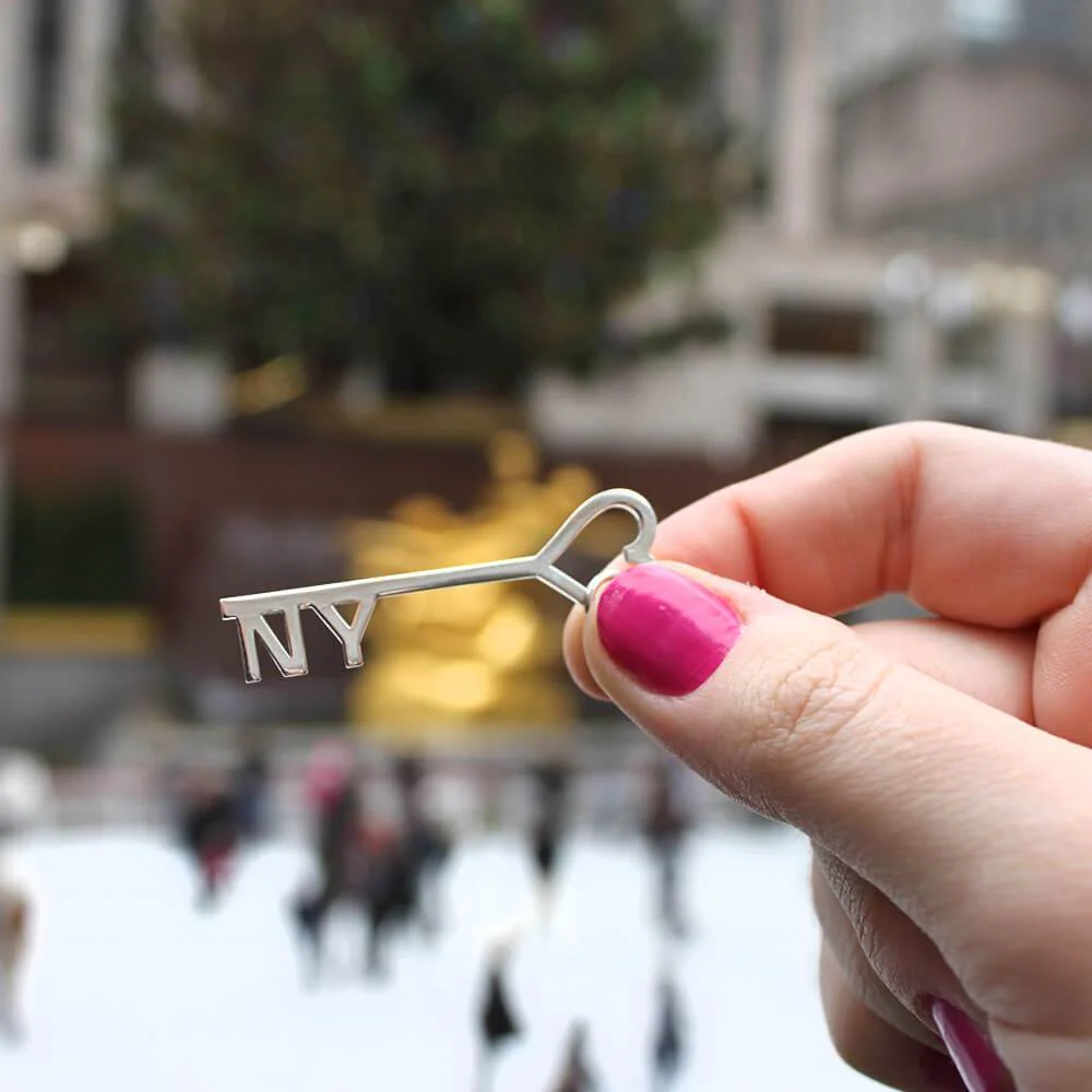 I Love New York Key & Heart Charm - Image 2
