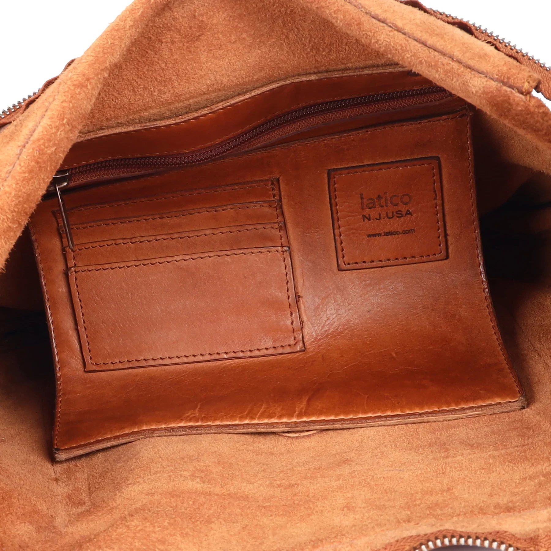 Black Leather Tote Bag: Voyage - Image 3