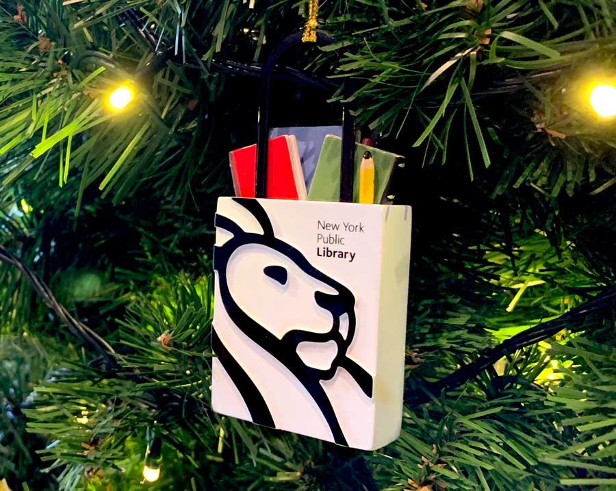 NYPL Tote Bag Ornament - Image 7