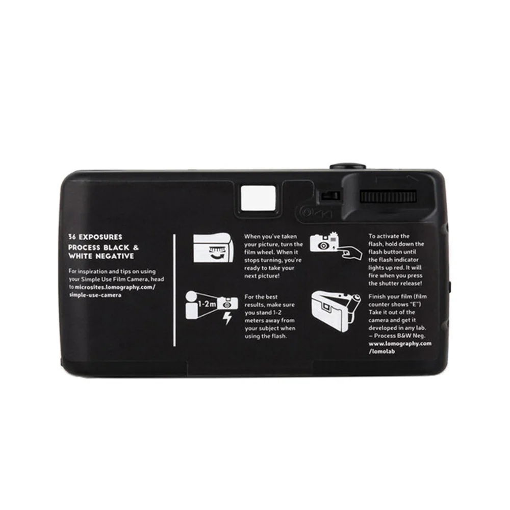 Lomography Simple Use Reloadable Black & White Film Camera - Image 3