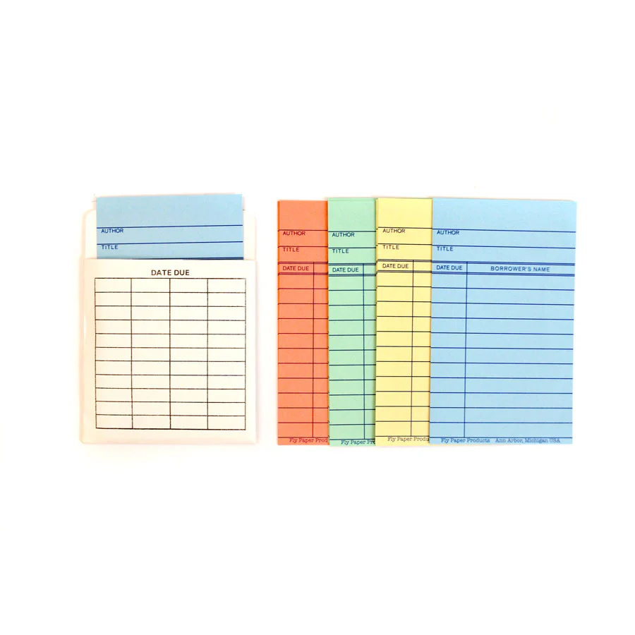 Magnetic Library Card Notecards - Image 2