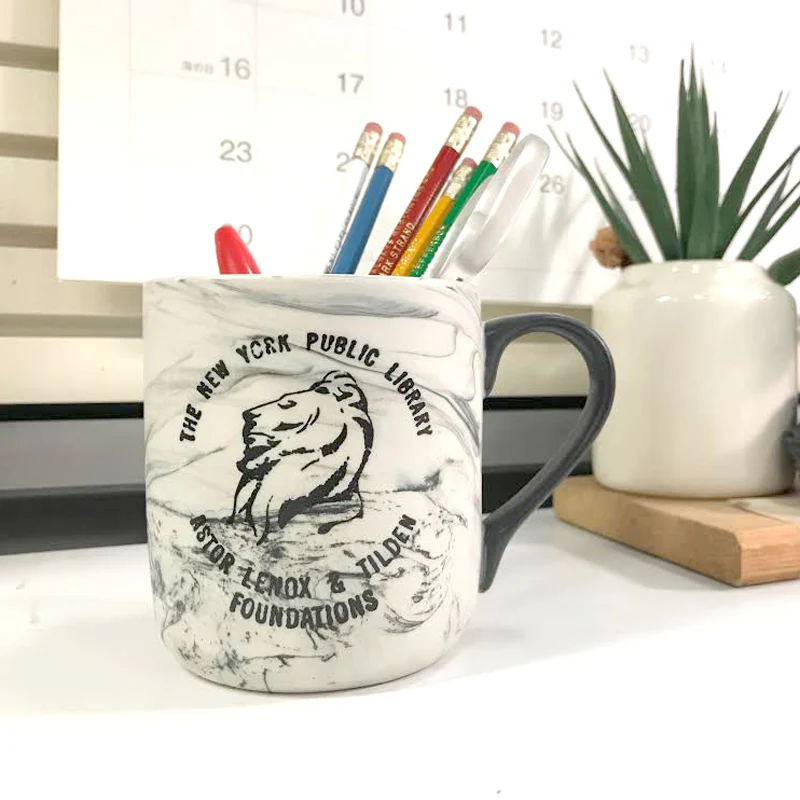 Marbleized NYPL Mug - Image 3