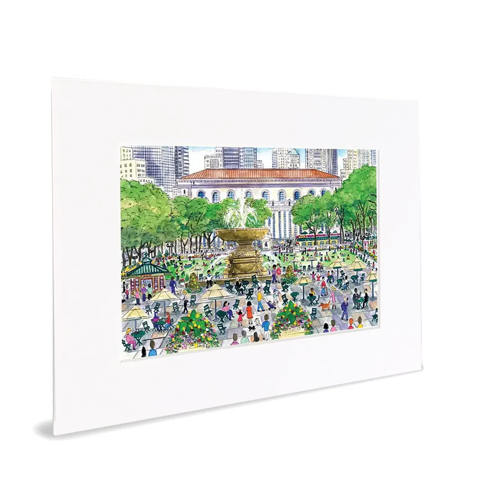 Michael Storrings's Hand-Glittered Spring in Bryant Park