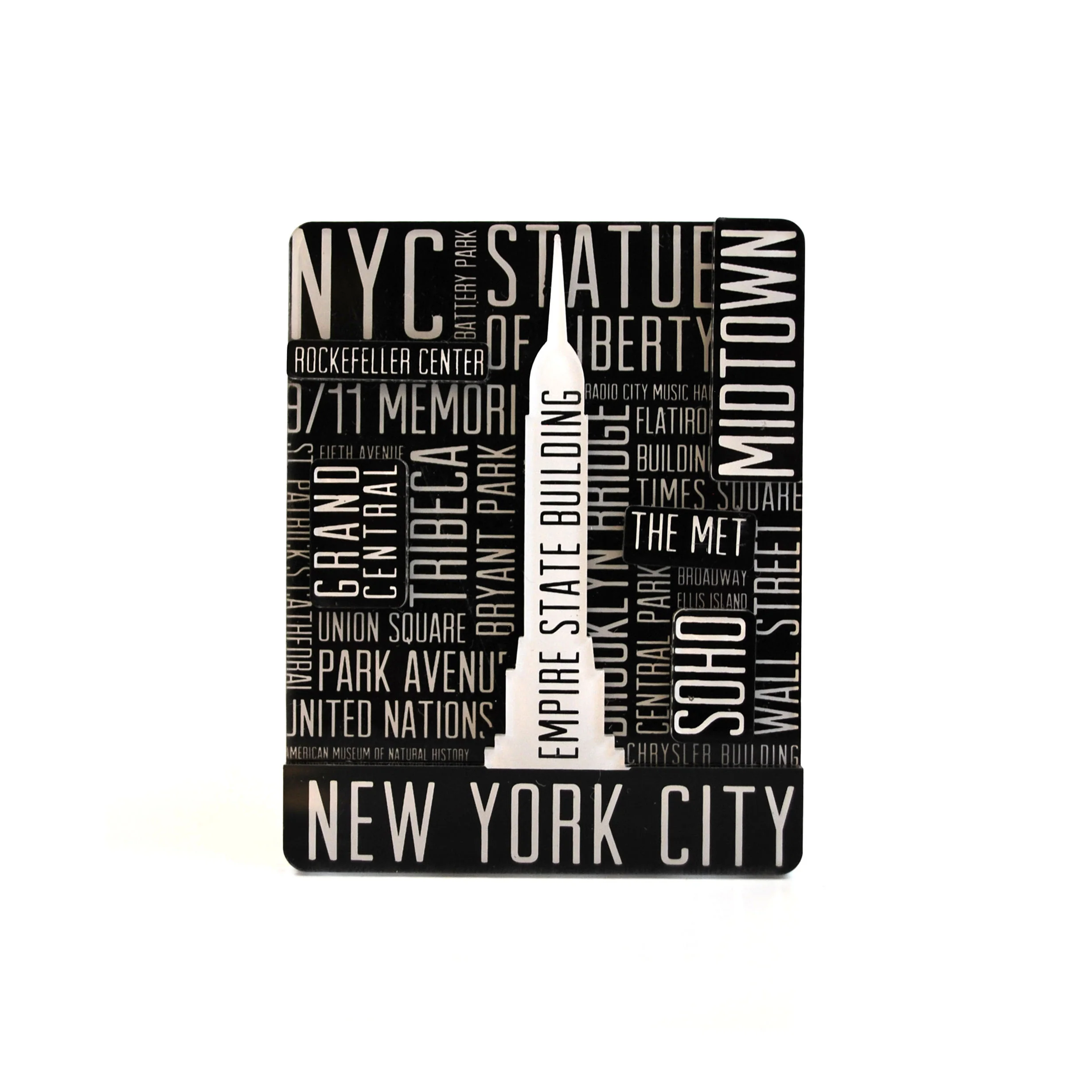 New York City Word Cloud Magnet
