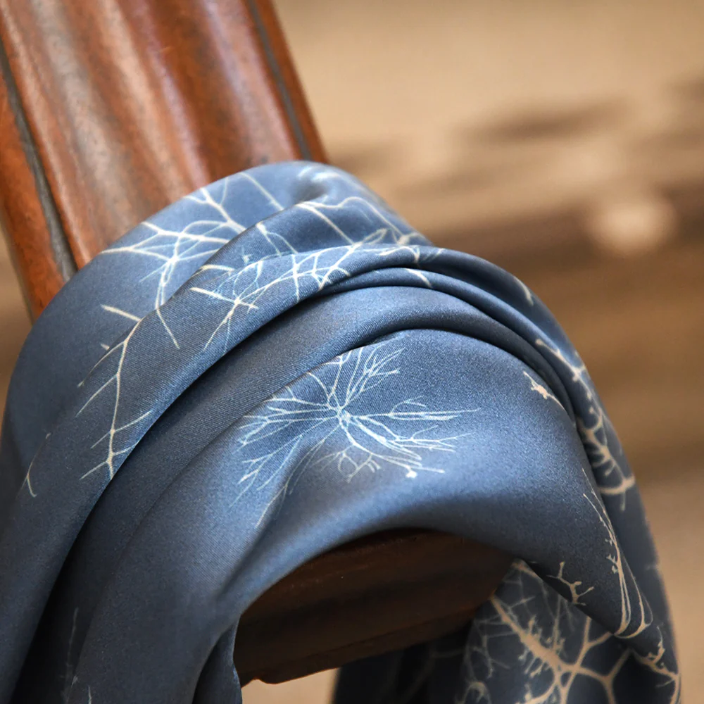 NYPL Anna Atkins Silk Scarf - Image 4