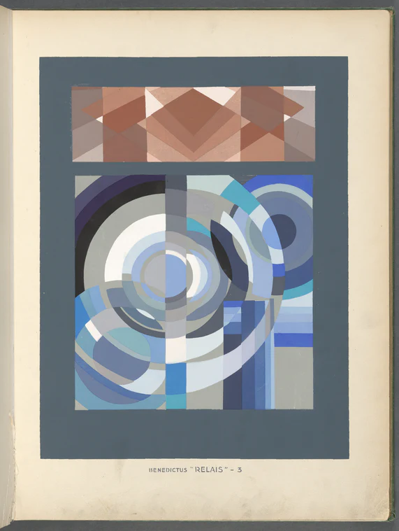 NYPL Blue Circles Silk Scarf - Image 5