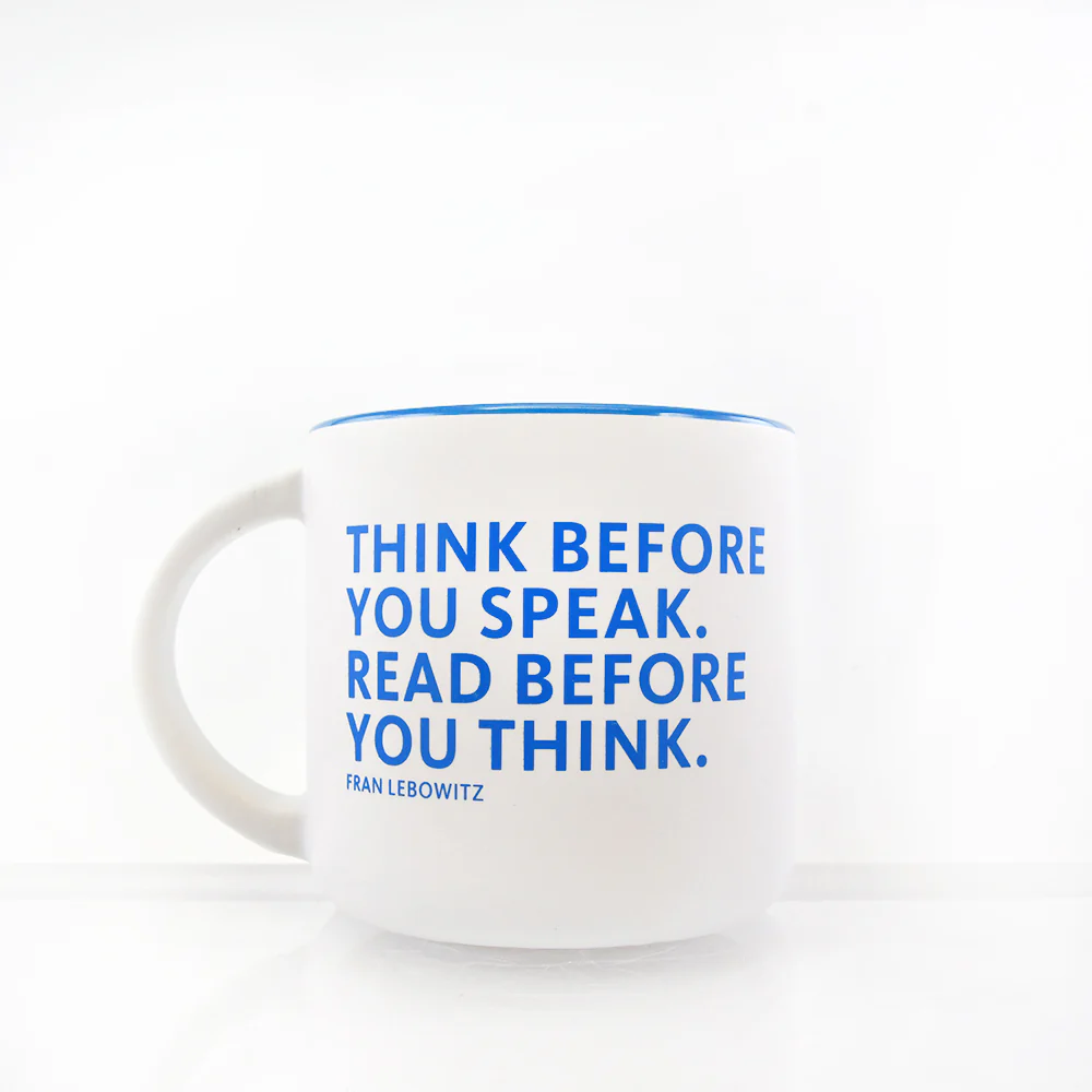 NYPL Fran Lebowitz Quote Mug - Image 3