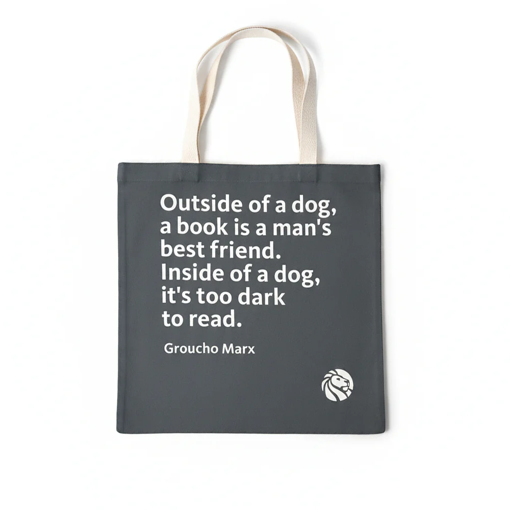 NYPL Groucho Marx Tote Bag - Image 3