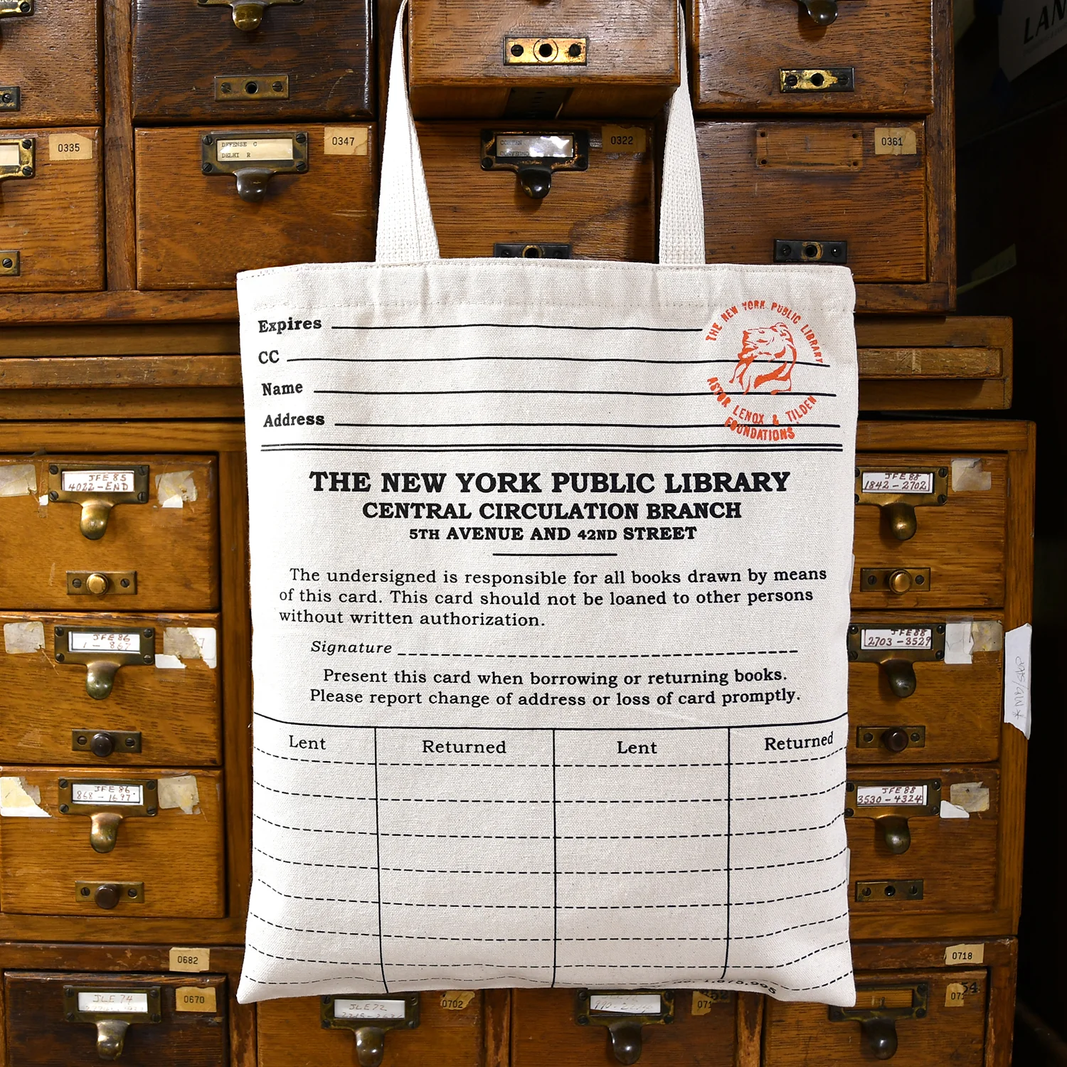 NYPL Library Card Tote Bag - Image 2