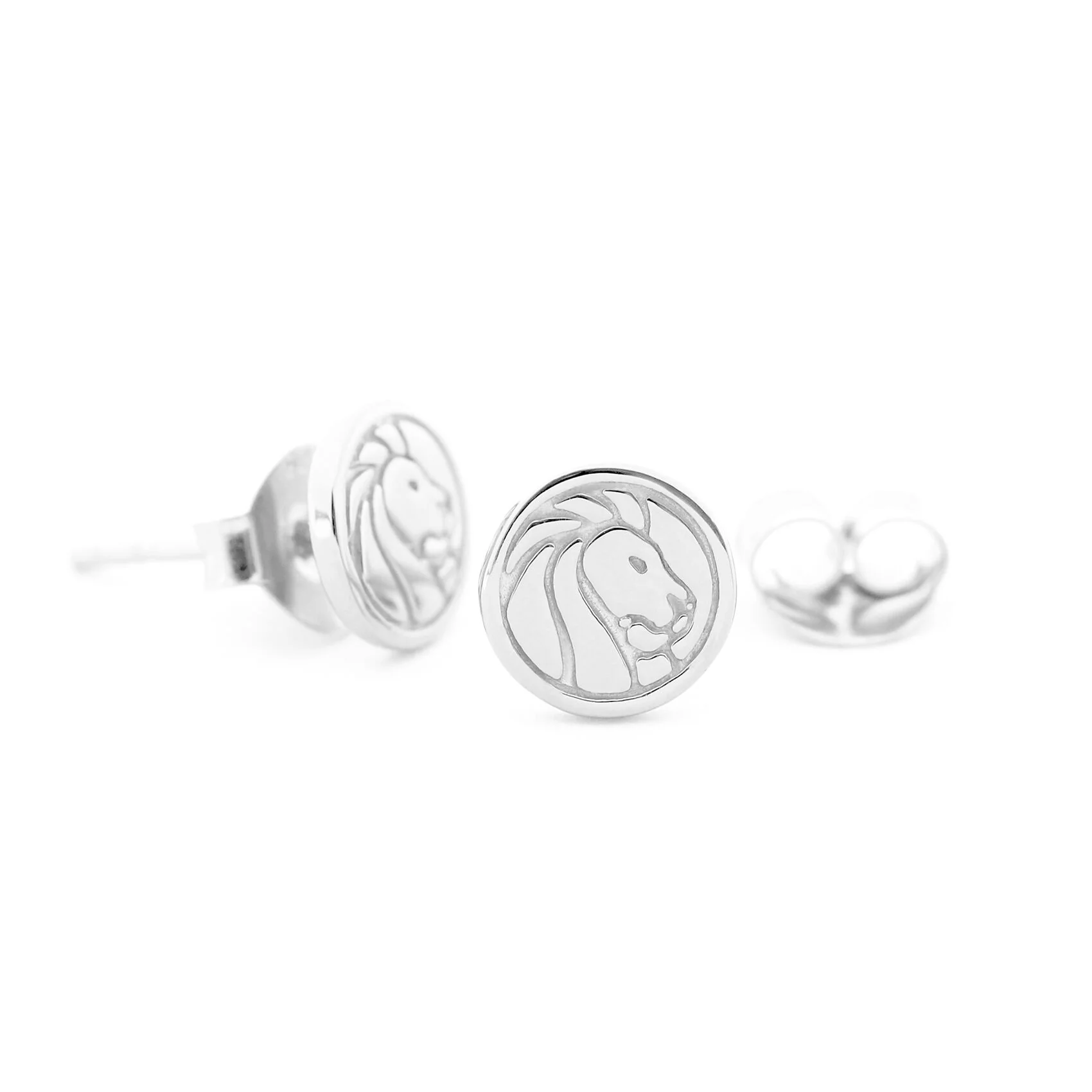 NYPL Lion Logo Earrings - Image 3