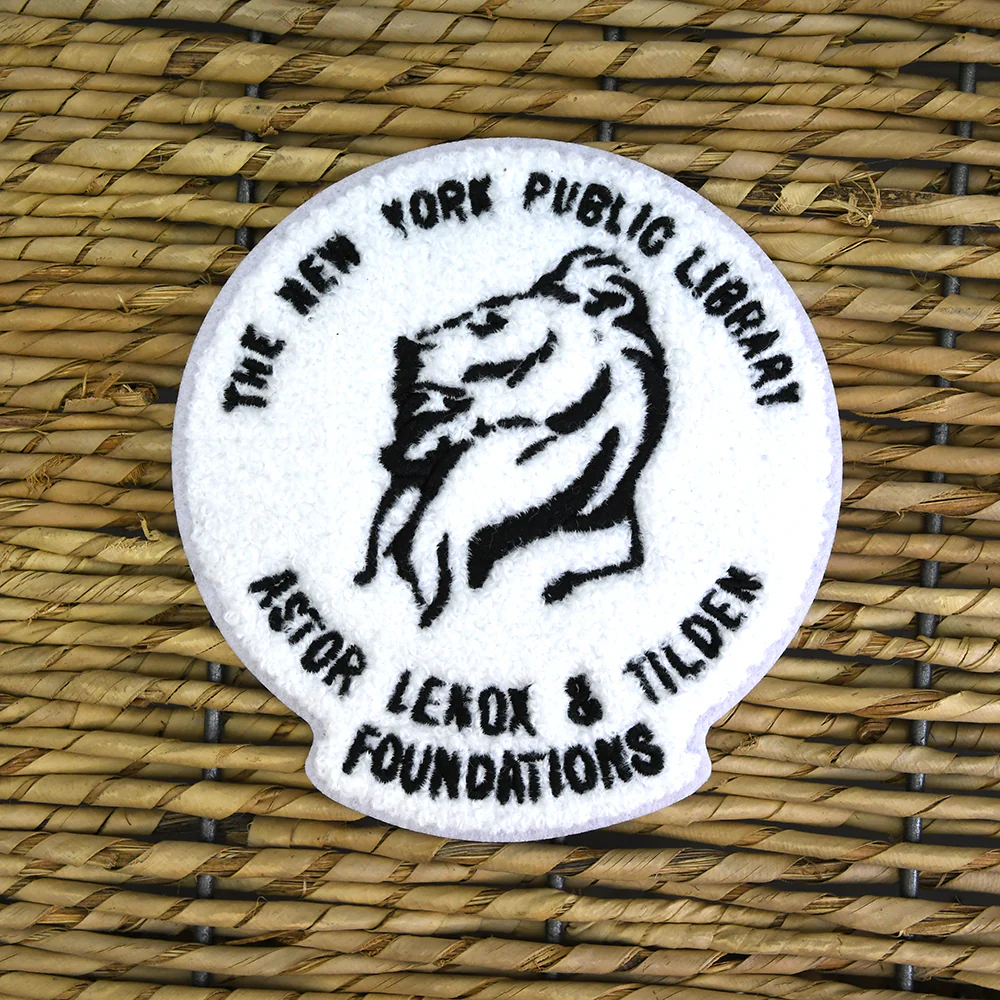 NYPL Lion Logo Chenille Patch - Image 3