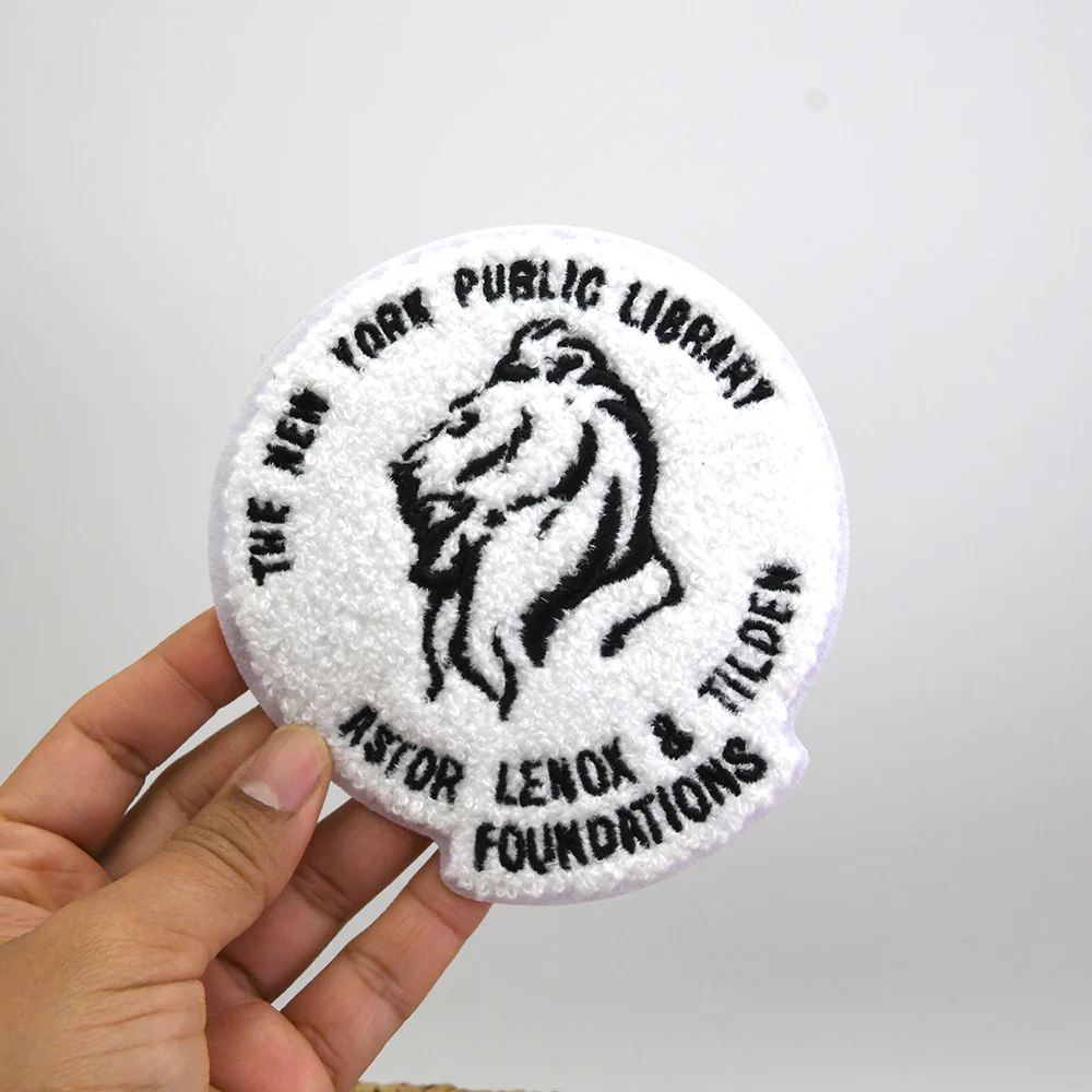 NYPL Lion Logo Chenille Patch - Image 4