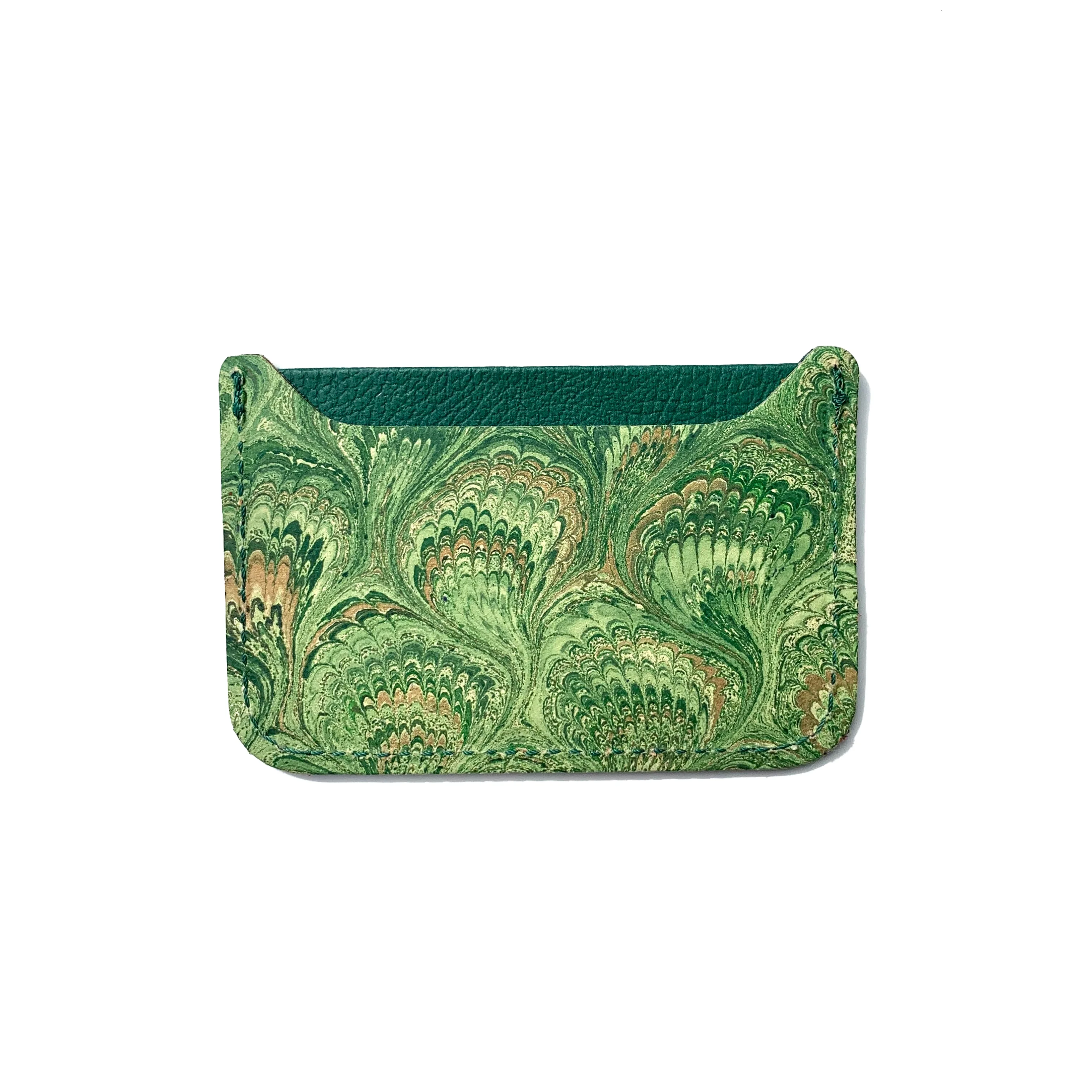 Peacock Leather Card Holder - Image 3