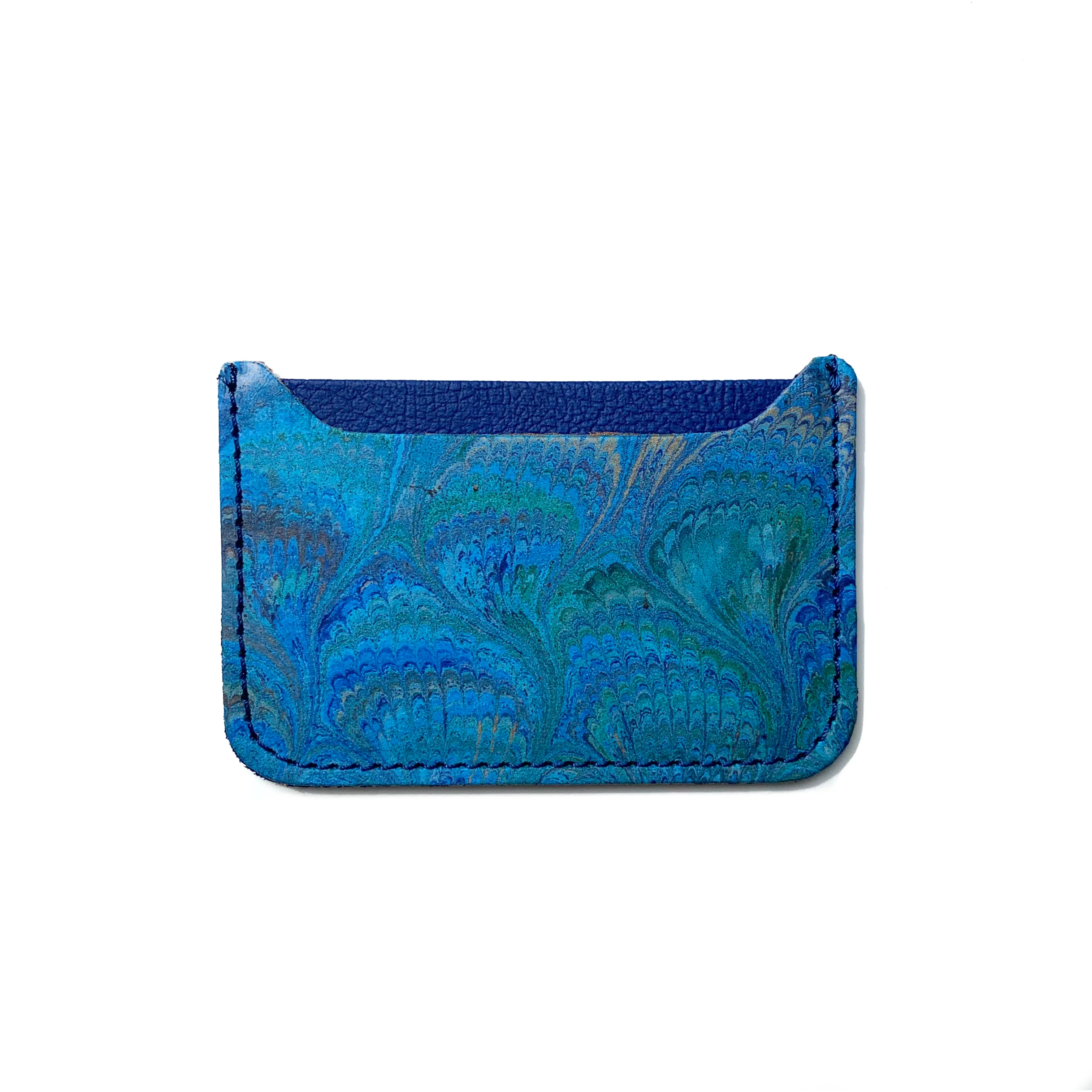 Peacock Leather Card Holder - Image 4