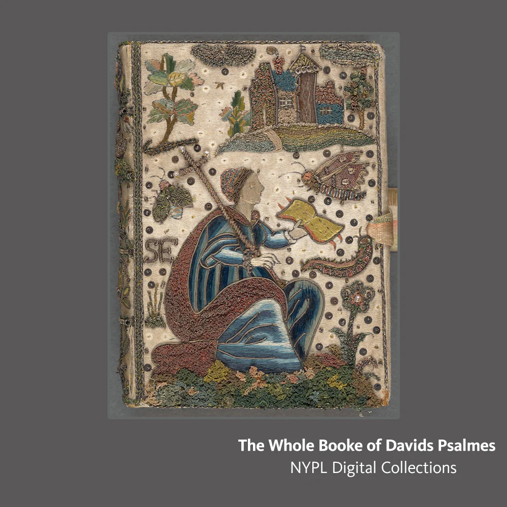 NYPL Psalms Oblong Silk Scarf - Image 7