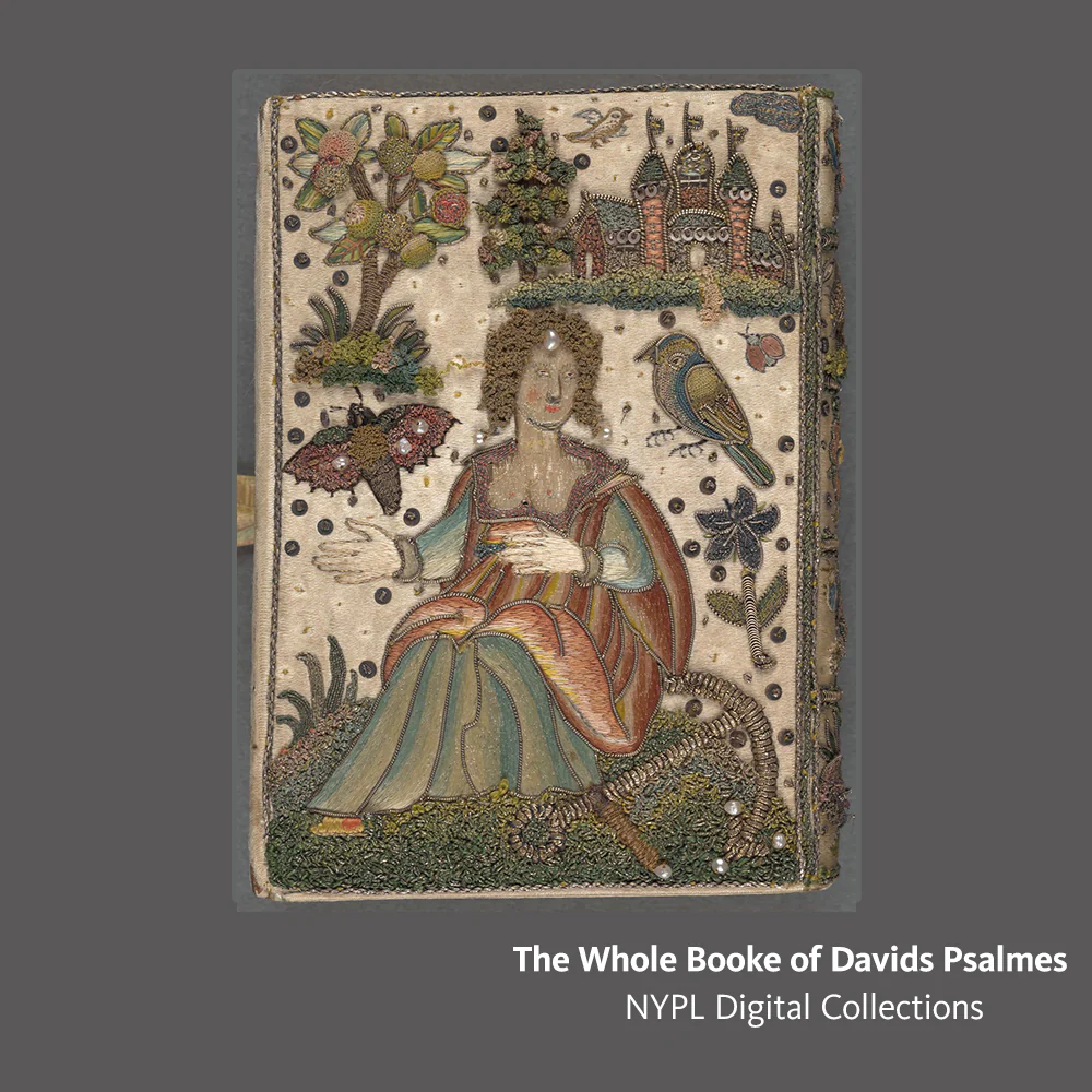NYPL Psalms Oblong Silk Scarf - Image 8
