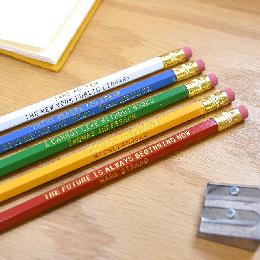 NYPL Quote Pencil Set