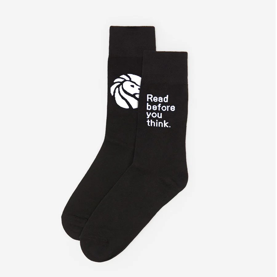 NYPL Fran Lebowitz Quote Unisex Socks - Image 3