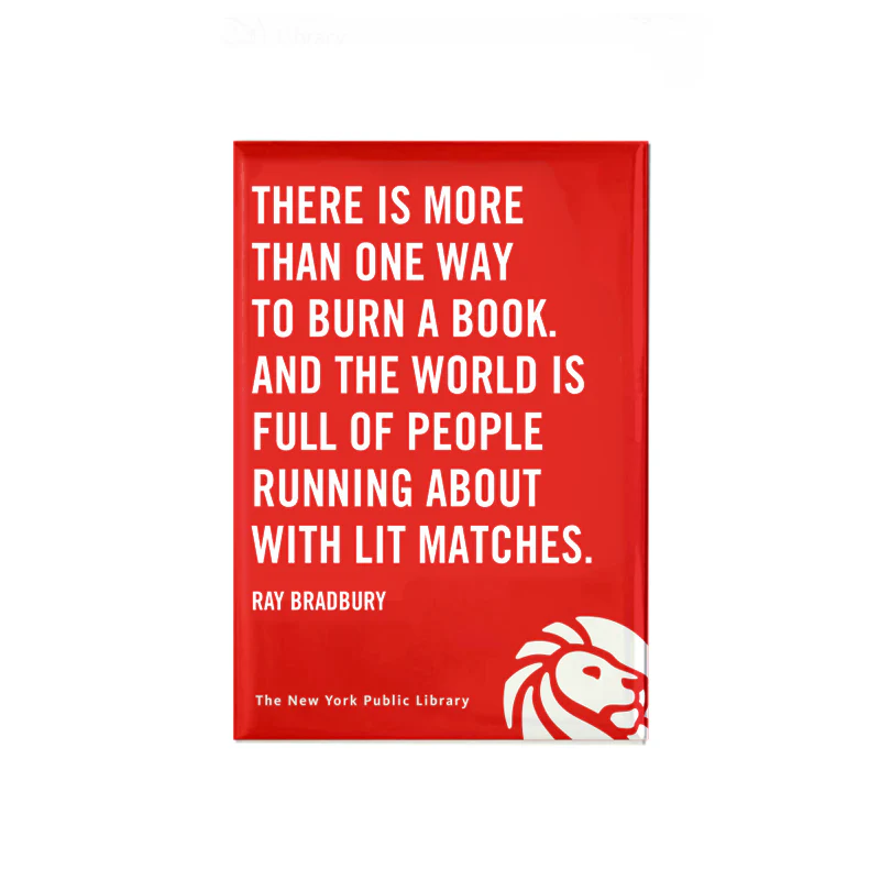 NYPL Ray Bradbury Magnet - Image 2