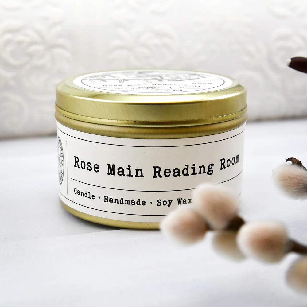 NYPL Rose Main Reading Room Travel Tin Candle - Image 3