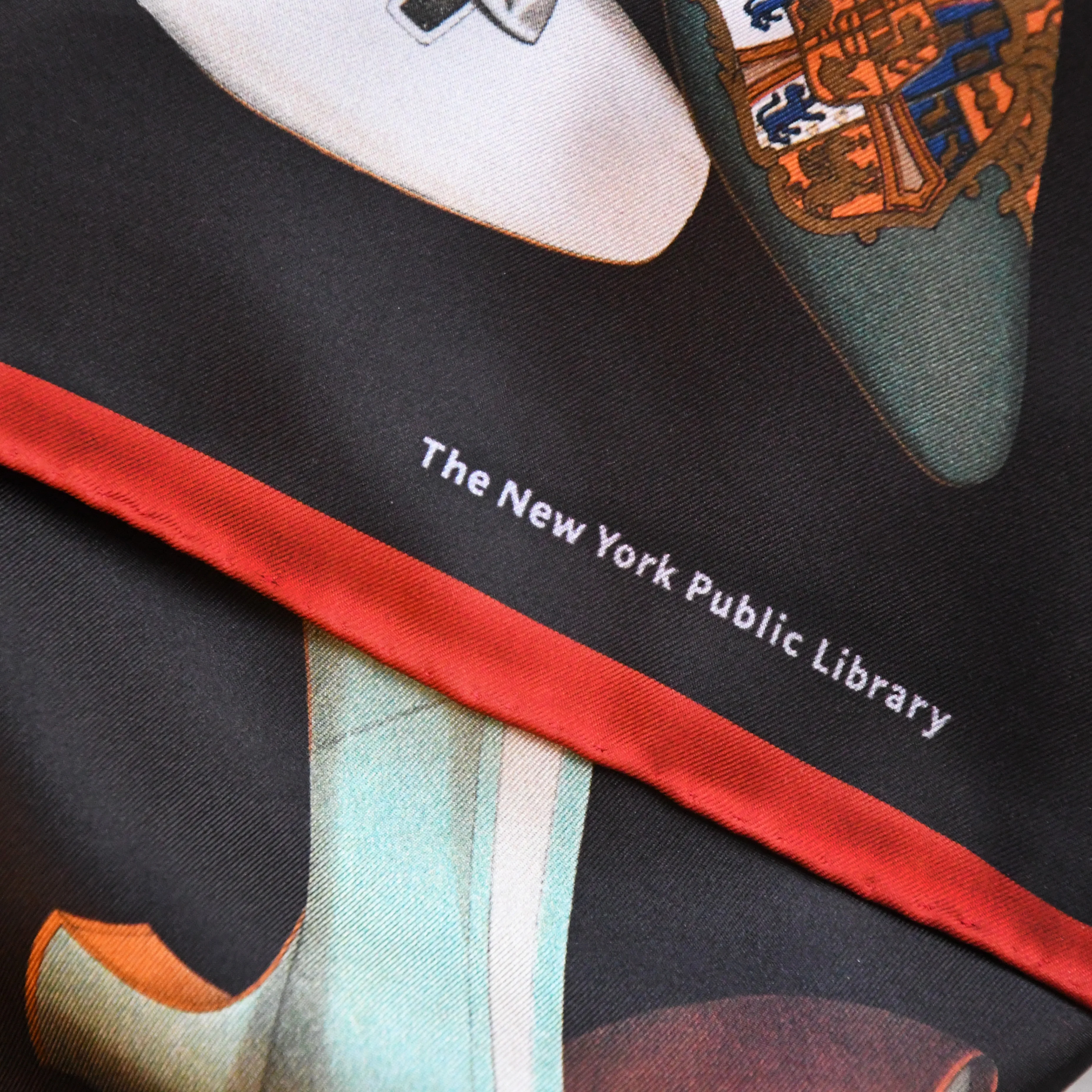 NYPL Shoe Closet Silk Scarf - Image 5