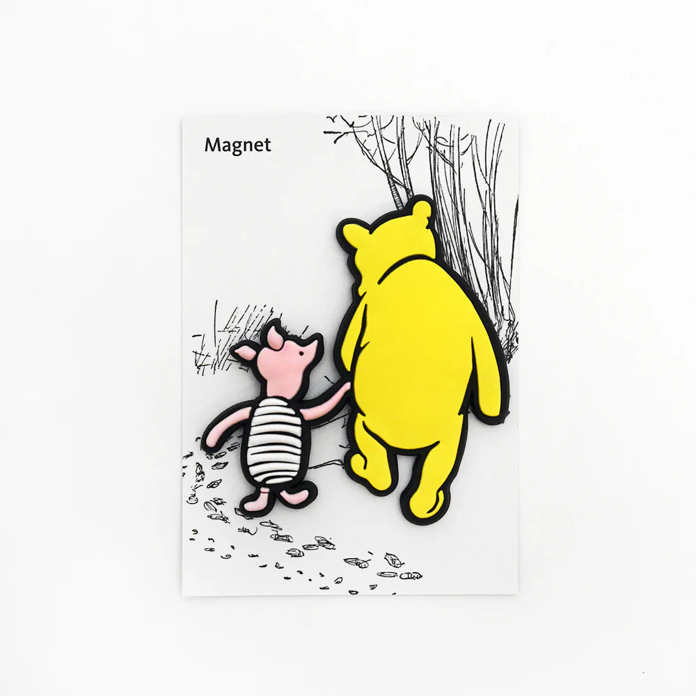 NYPL Soft Rubber Winnie-the-Pooh & Piglet Magnet - Image 3